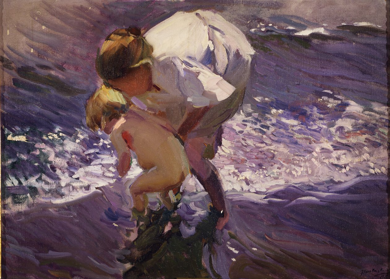 Baño en la playa de Joaquín Sorolla