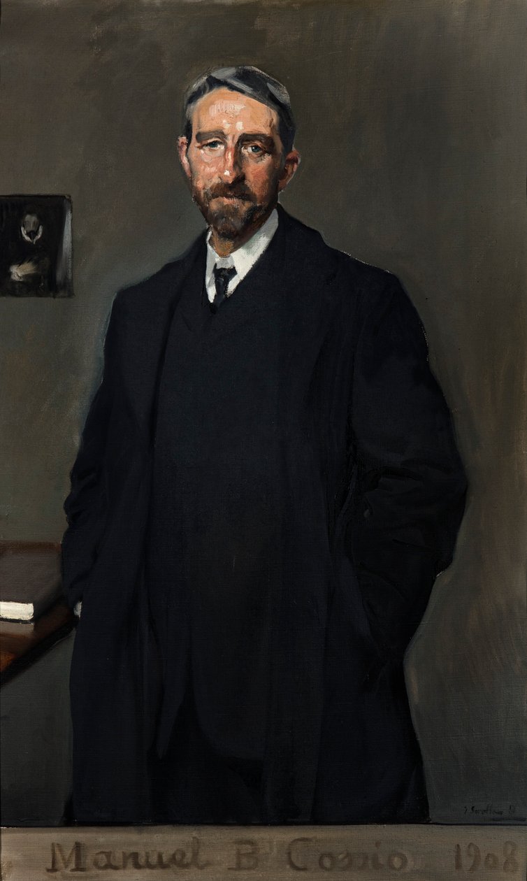 Español: Manuel Bartolomé Cossío Manuel Bartolomé Cossío de Joaquín Sorolla