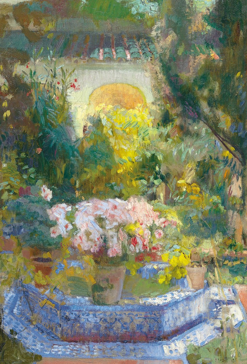 El Patio de la Casa Sorolla de Joaquín Sorolla