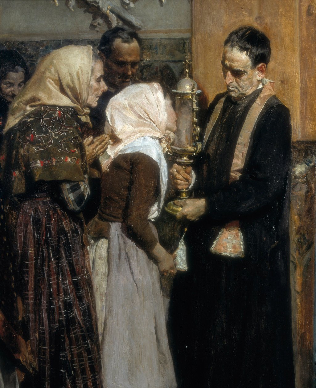 La reliquia (detalle) de Joaquín Sorolla