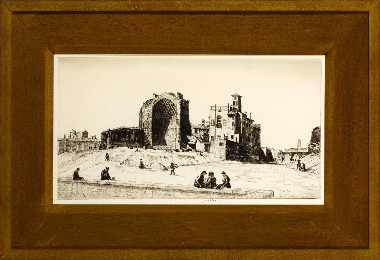 El Templo de Venus y Roma, Roma, c.1922 de Job Nixon