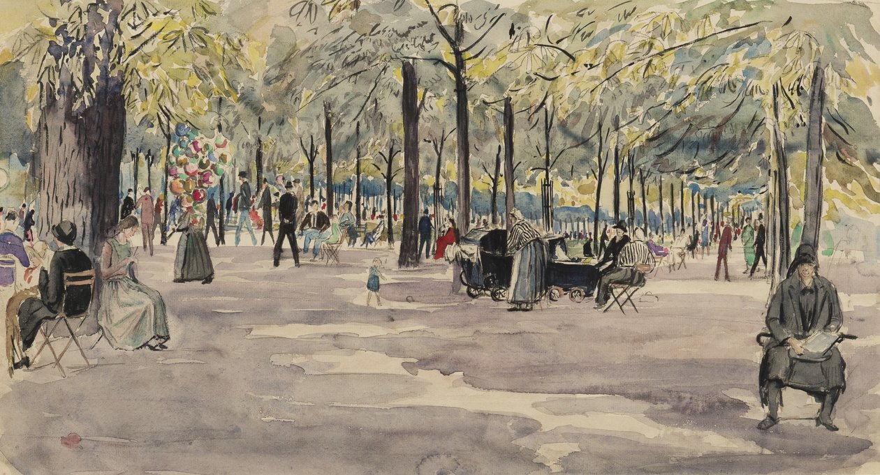 Jardines de las Tullerías, París de Job Nixon