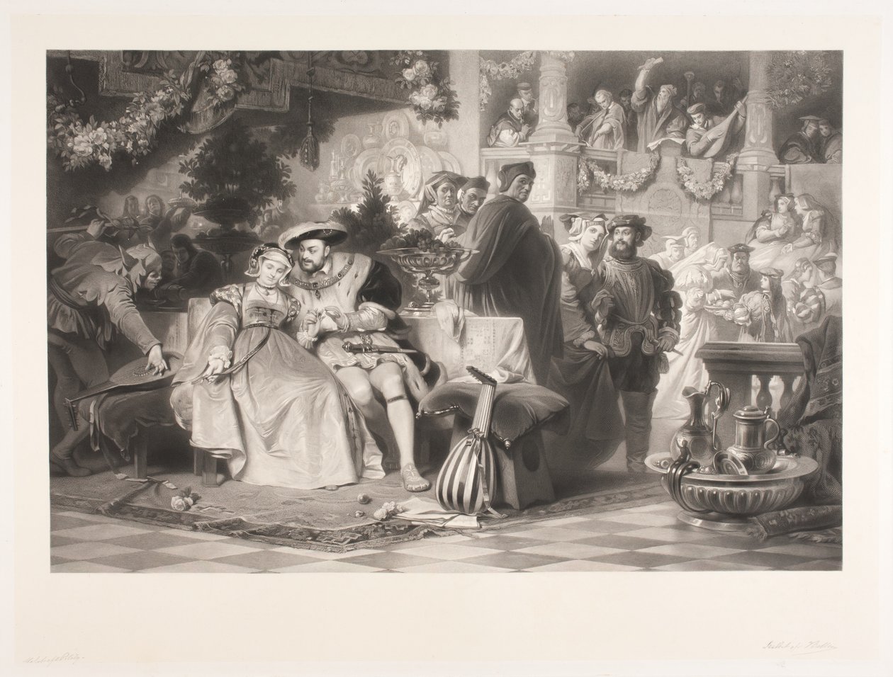 Enrique VIII y Ana Bolena de Joel Ballin