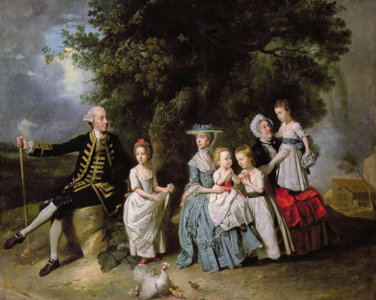 Retrato de grupo de la familia Colmore de Johan Joseph Zoffany
