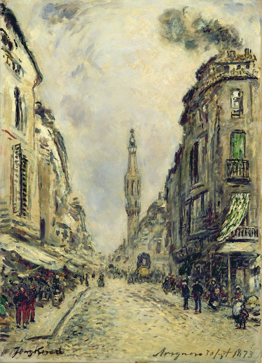 Aviñón, 1873 de Johan Barthold Jongkind