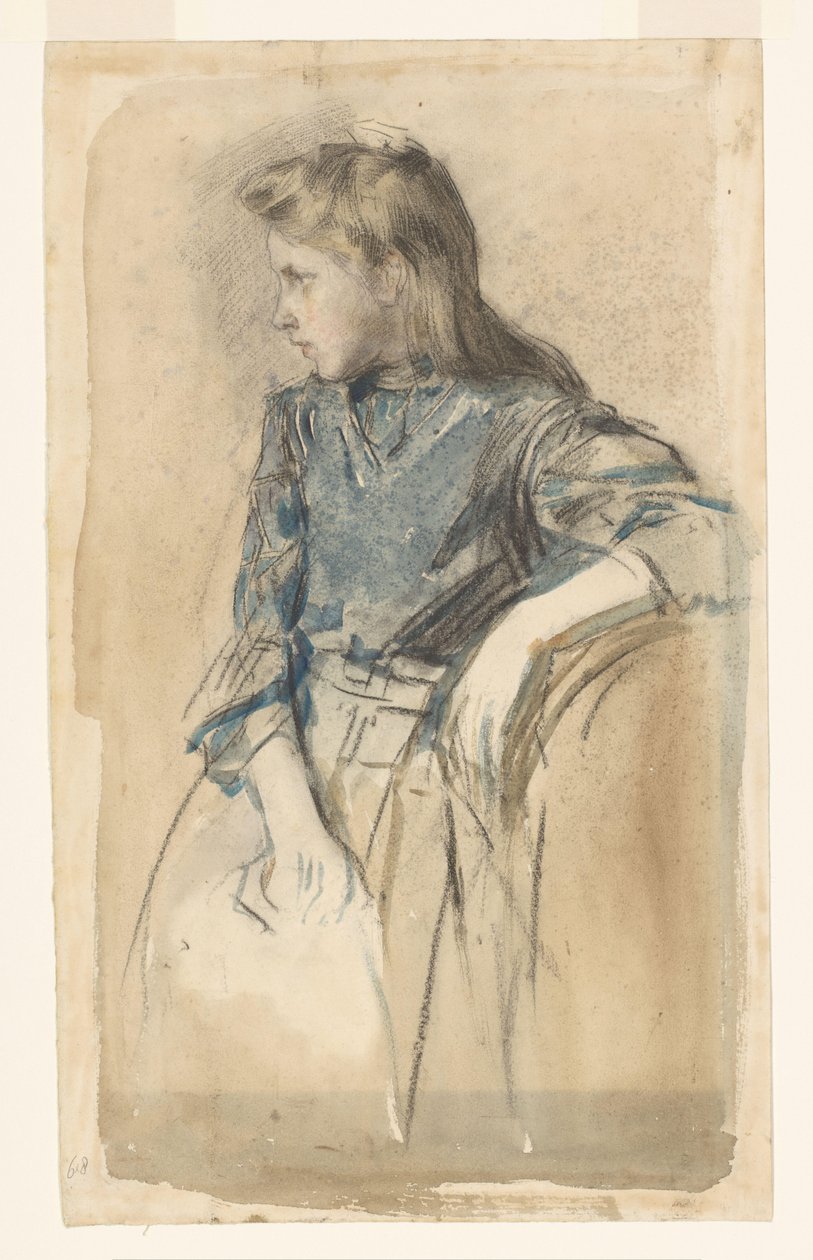Chica rubia de Johan Antonie de Jonge