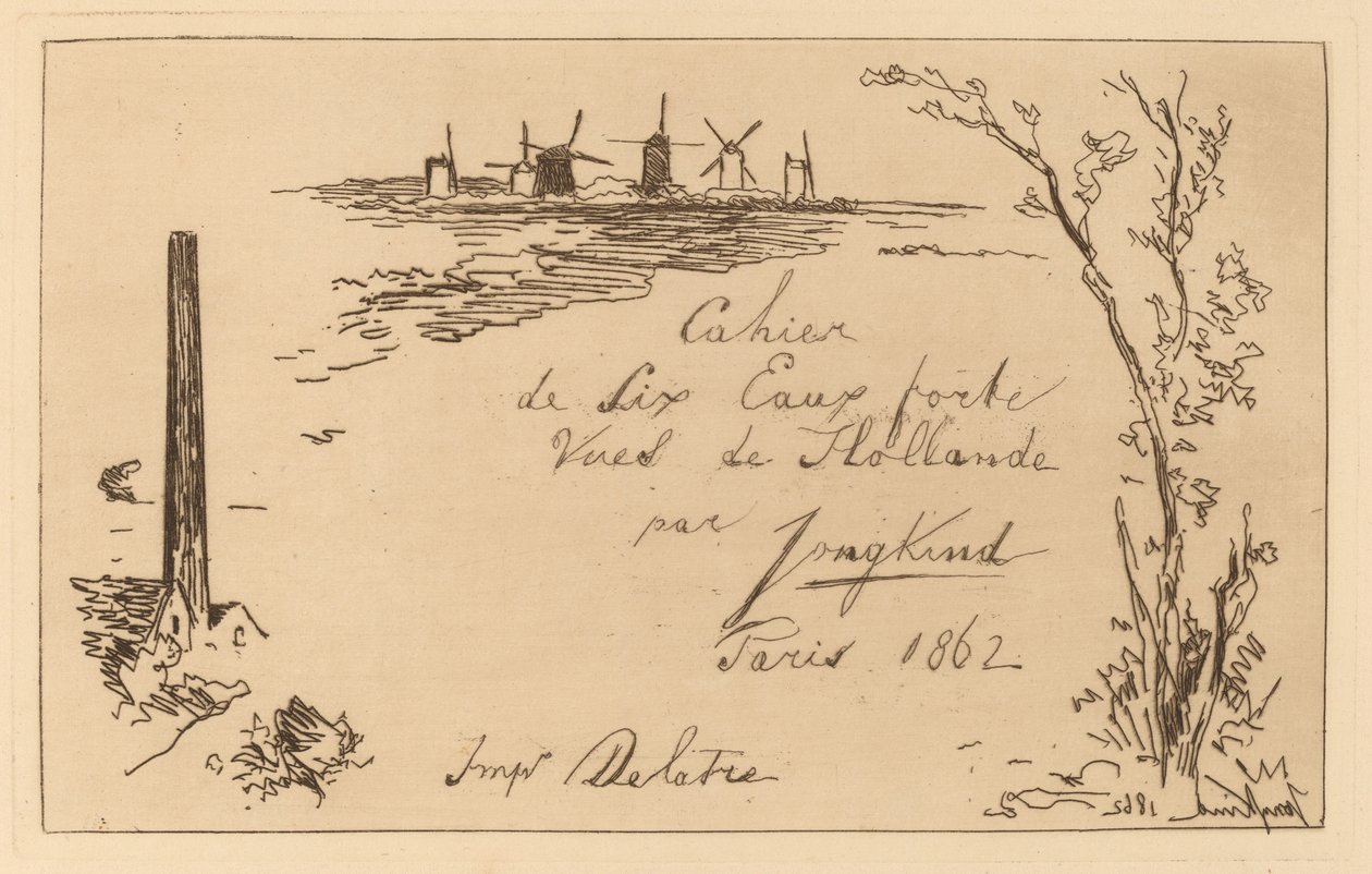 Página del título de Johan Barthold Jongkind
