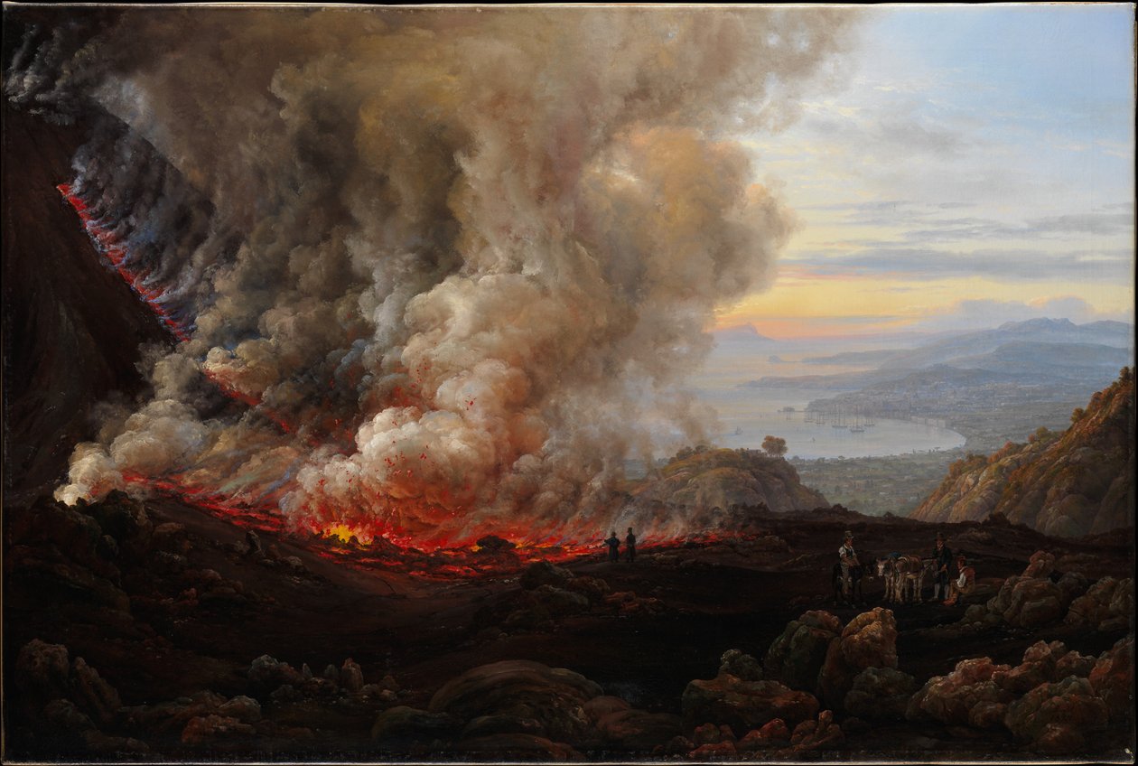 Una erupción del Vesubio de Johan Christian Dahl