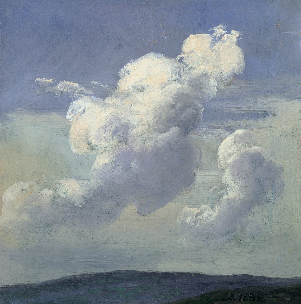 Estudio sobre la nube de Johan Christian Dahl