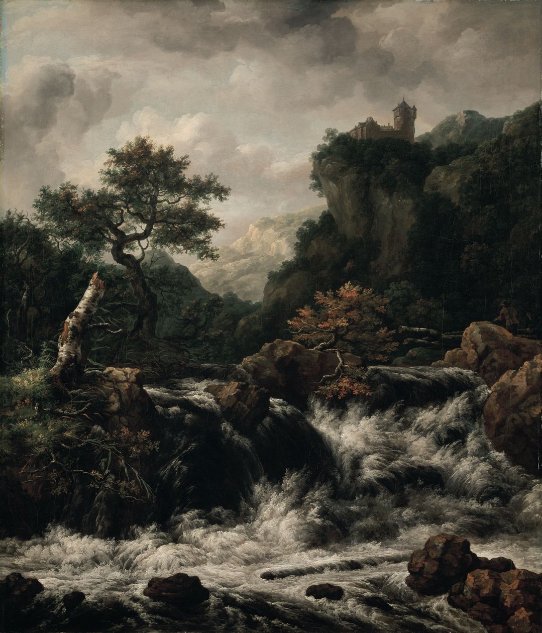 Copia del «Paisaje» de J. Ruisdael de Johan Christian Dahl