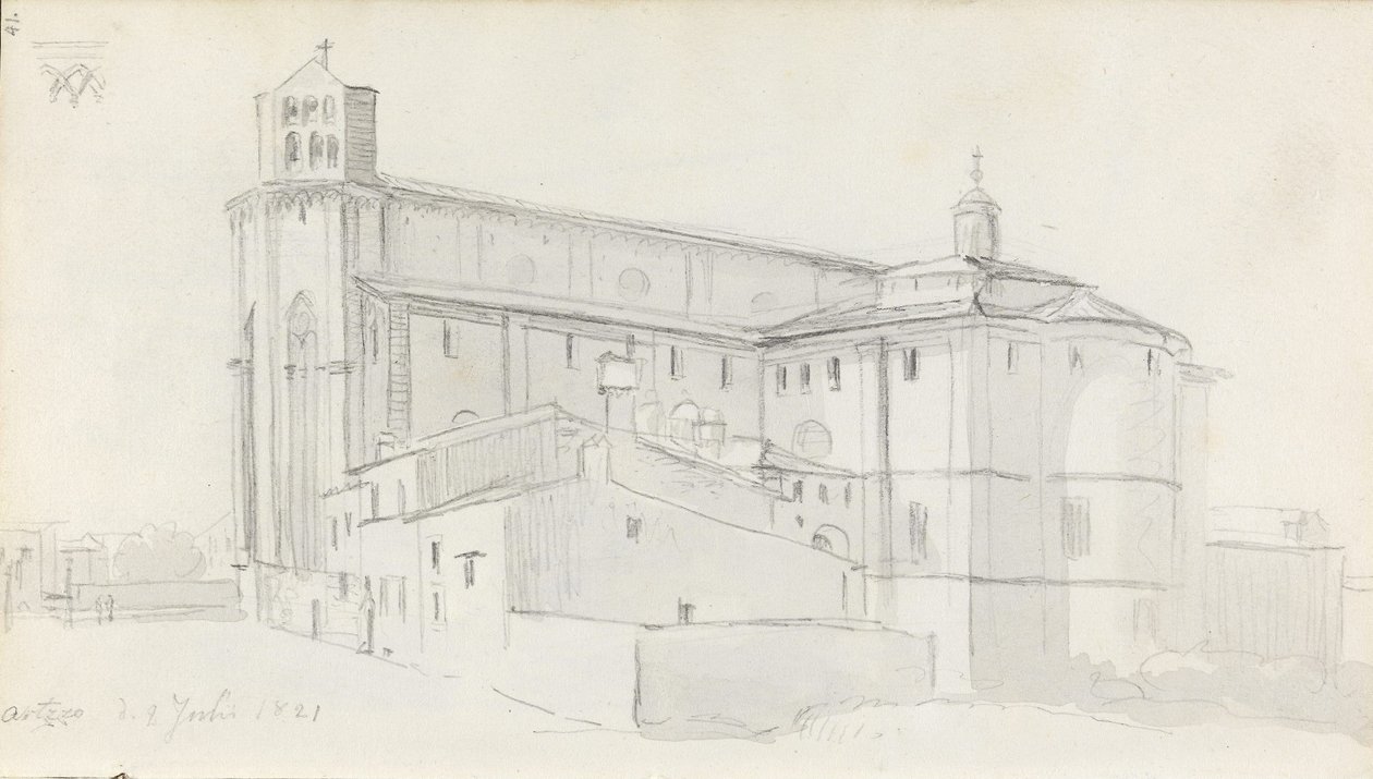 La catedral de Arezzo de Johan Christian Dahl