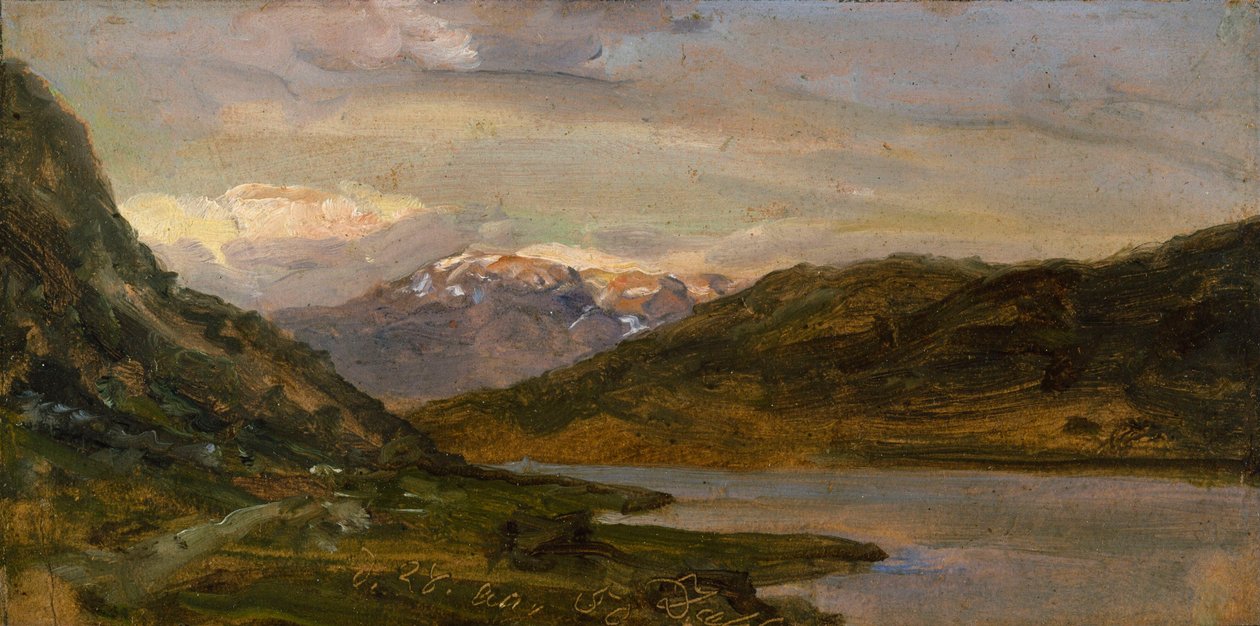 Desde Nystuen, en Filefjell de Johan Christian Dahl