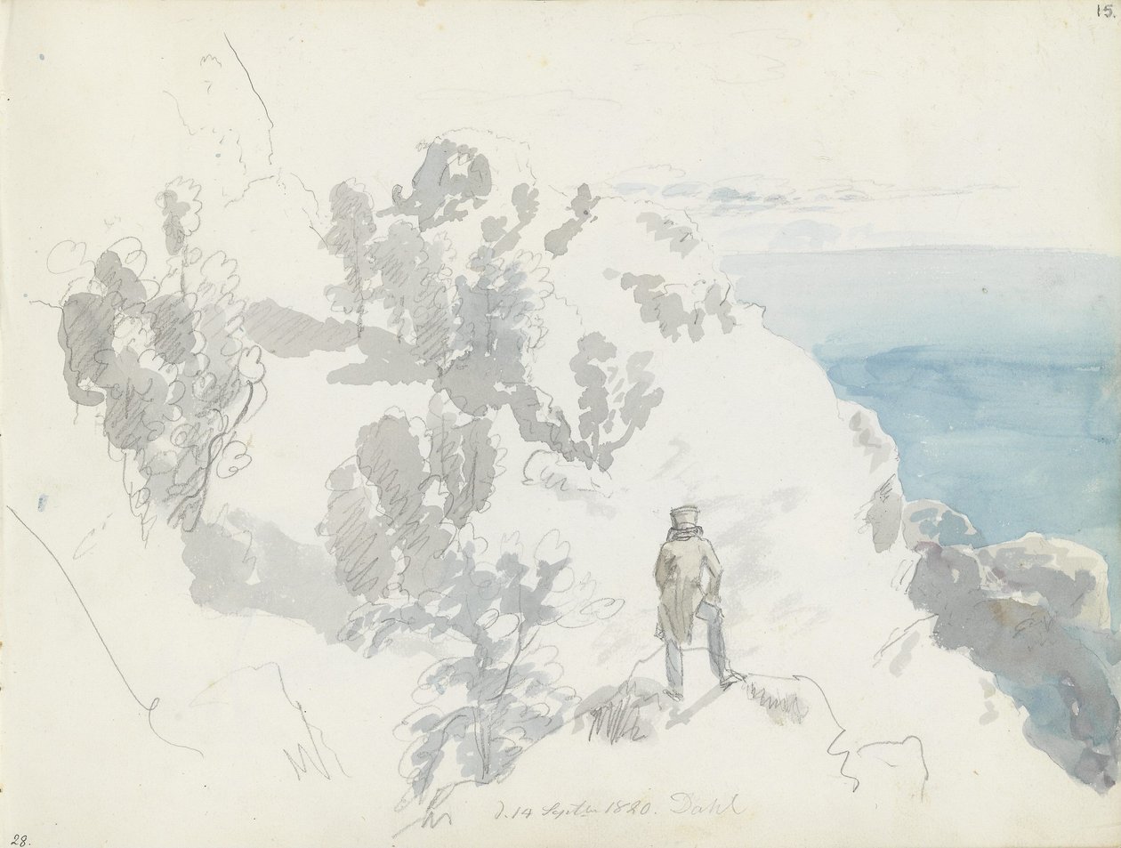Desde la subida al Monte S. Angelo de Johan Christian Dahl