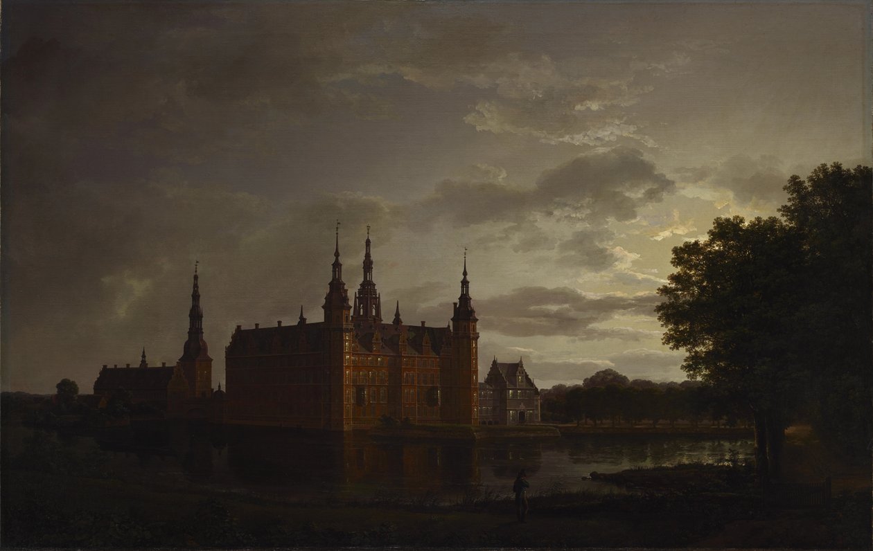 Castillo de Frederiksborg de Johan Christian Dahl