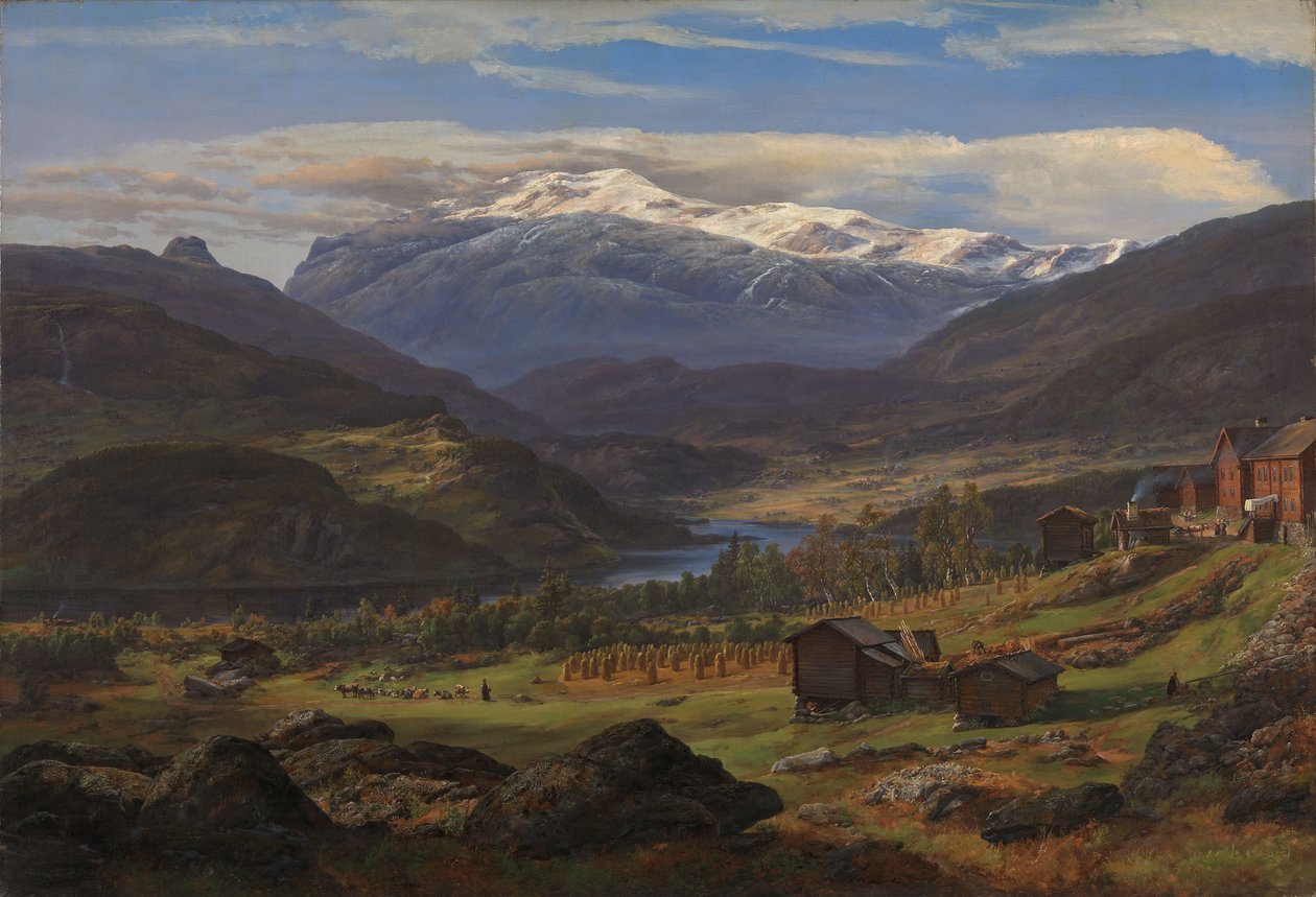 Desde Hjelle, en Valdres de Johan Christian Dahl