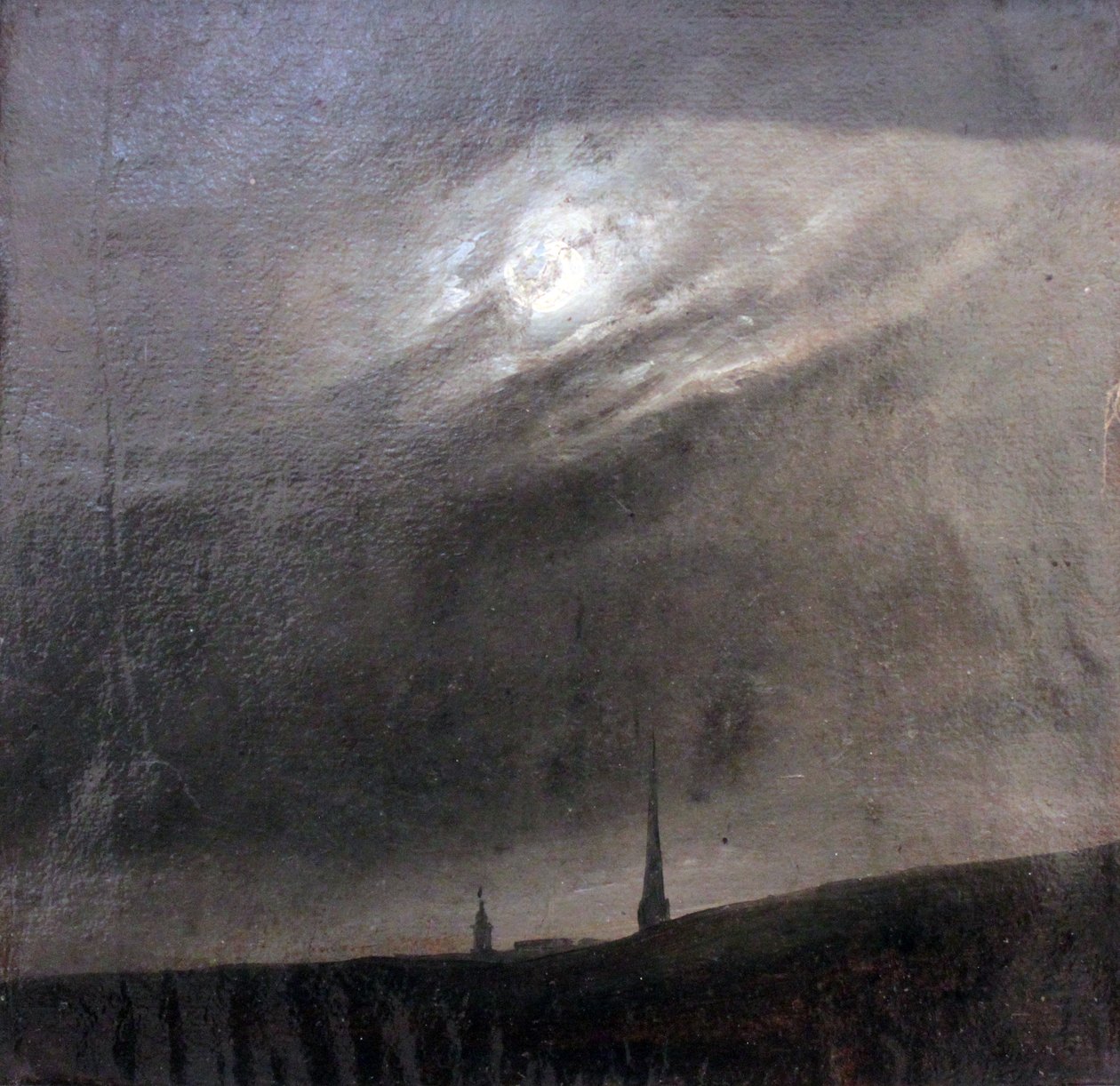 Alemán: Mondnacht über Dresden Noche lunar sobre Dresde de Johan Christian Dahl