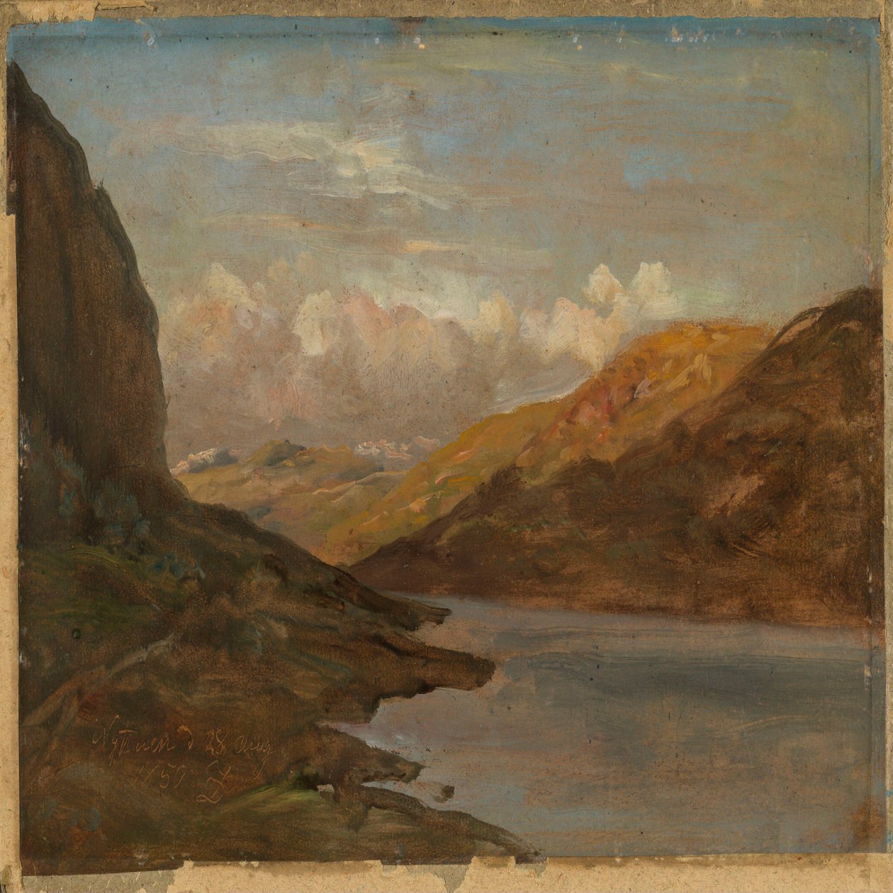 Paisaje en Nystuen, en Filefjell de Johan Christian Dahl