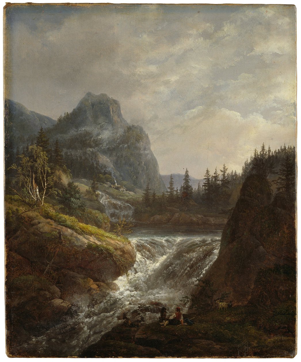 Paisaje noruego de Johan Christian Dahl
