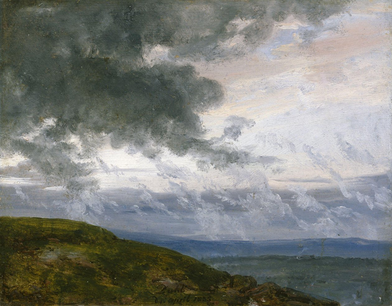 Nubes de tormenta de Johan Christian Dahl