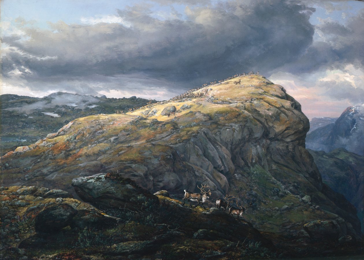 Stugunøset en Filefjell de Johan Christian Dahl