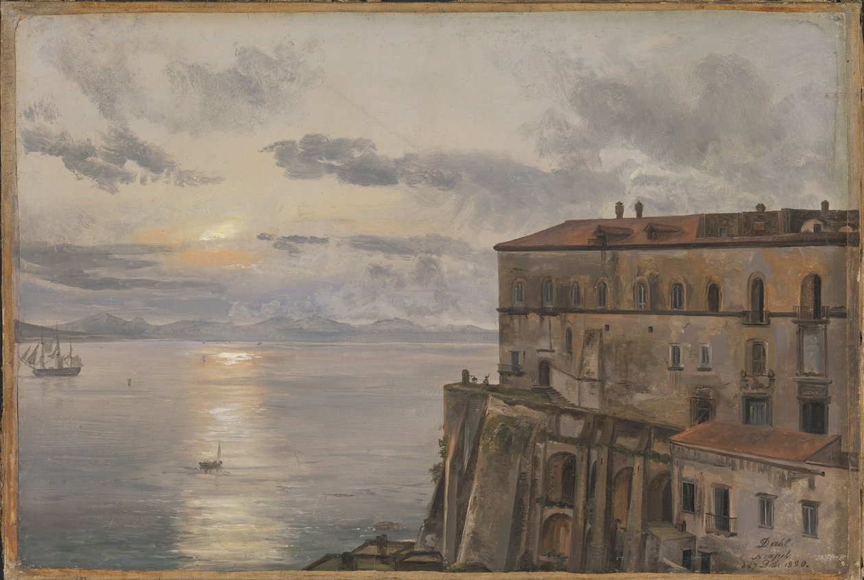 El cuartel de Pizzofalcone, Nápoles de Johan Christian Dahl