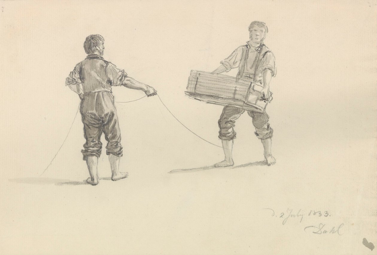 Dos hombres de Johan Christian Dahl