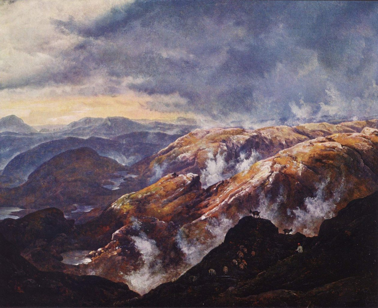 Vista desde Lyshornet de Johan Christian Dahl