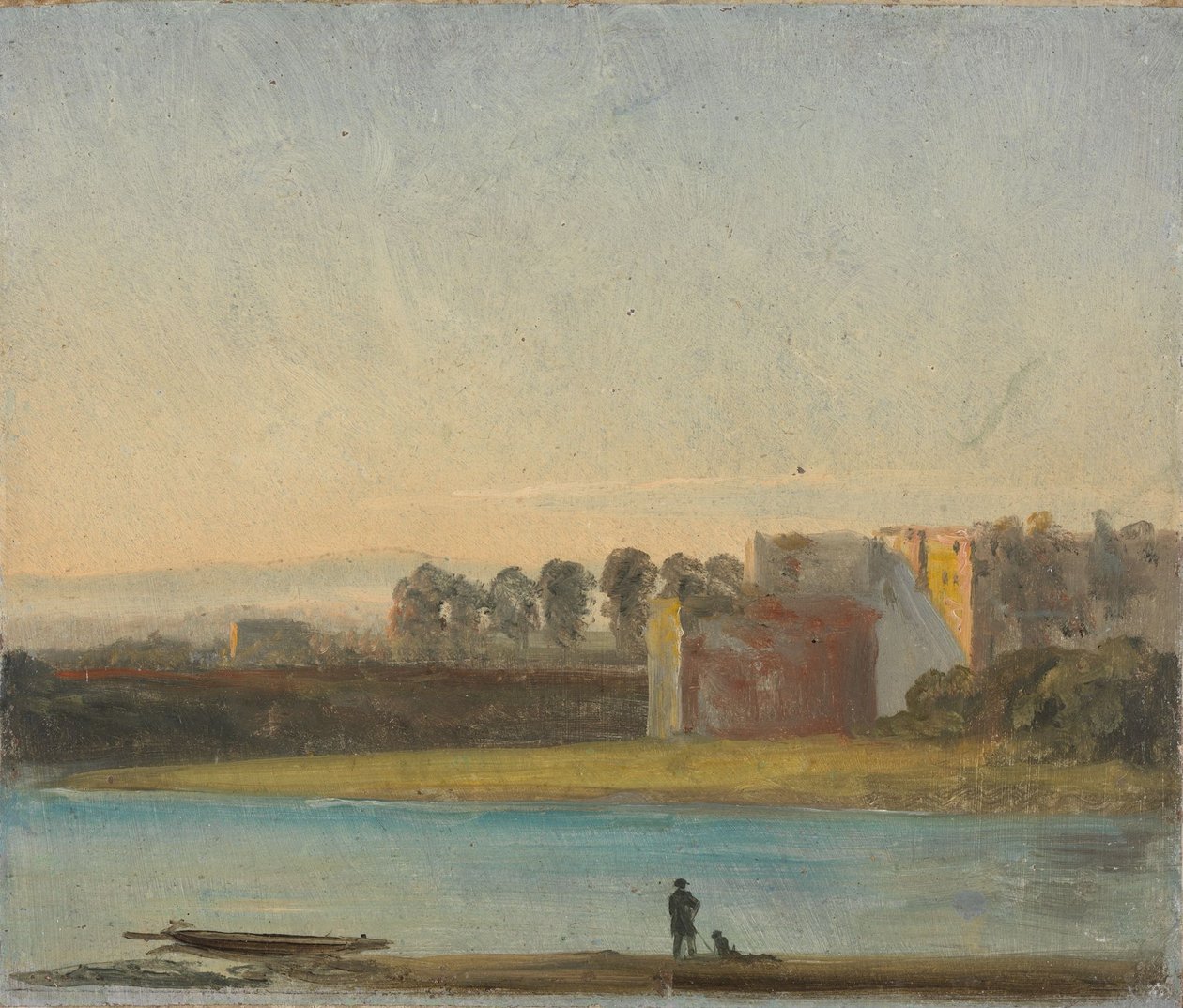 Vista del Elba de Johan Christian Dahl