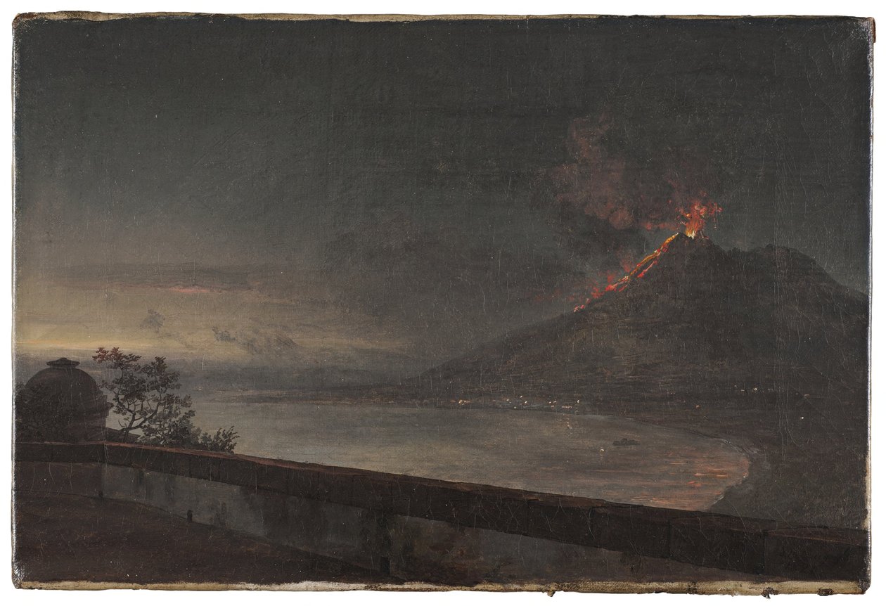 Vista del Vesubio desde Villa Quisisana de Johan Christian Dahl