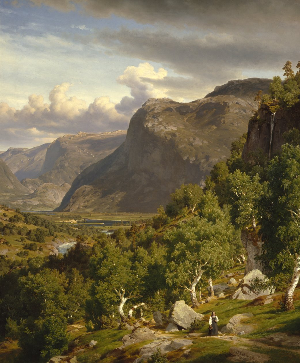 Desde Nes en Hallingdal de Johan Fredrik Eckersberg