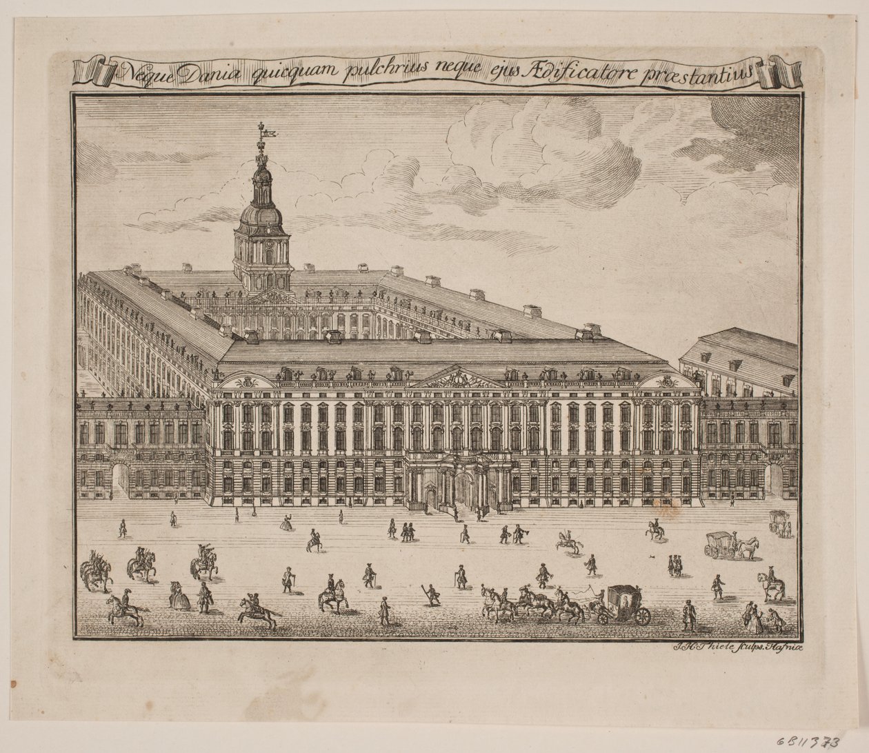 Castillo de Christiansborg de Johan Herman Thiele