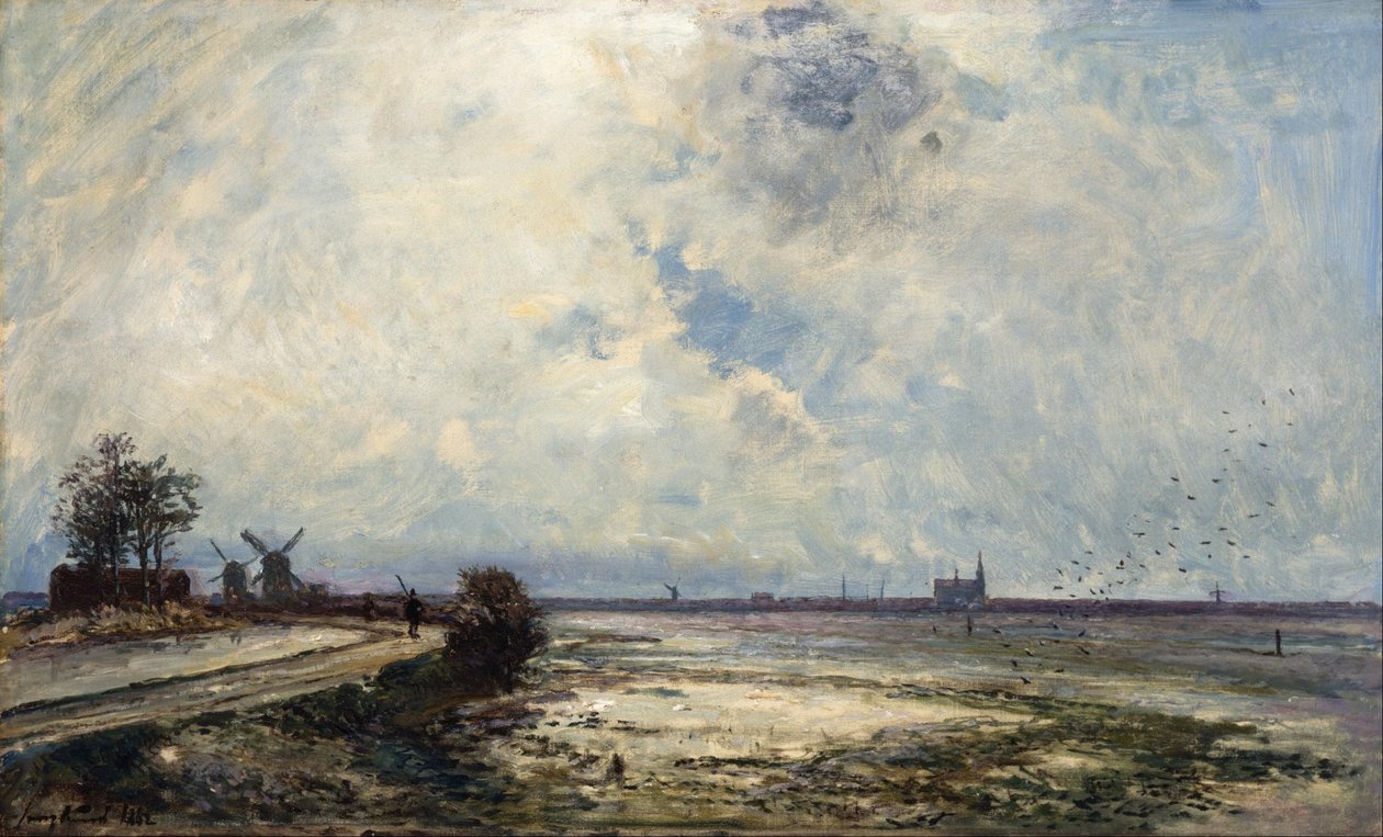 Paisaje holandés de Johan Jongkind