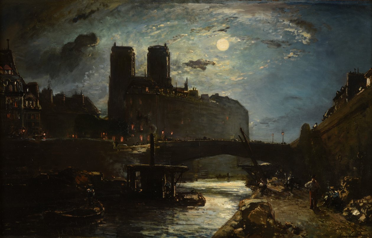Notre-Dame de París de Johan Jongkind