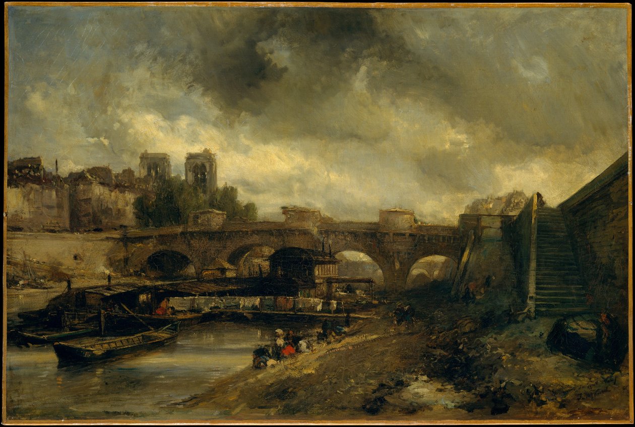 Puente Nuevo de Johan Jongkind