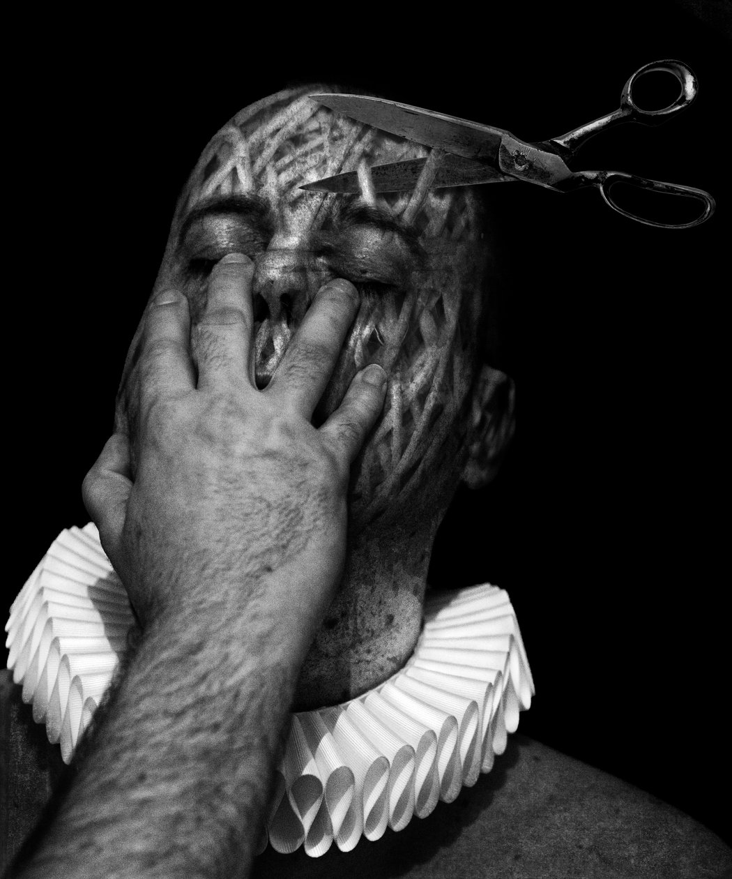 La muerte de un payaso (serie), 2014 (arte fotográfico arte digital) de Johan Lilja
