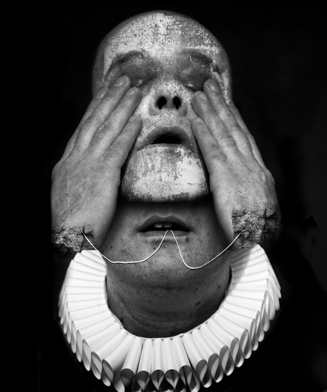 La muerte de un payaso (serie), 2016 (manipulación de fotos) de Johan Lilja