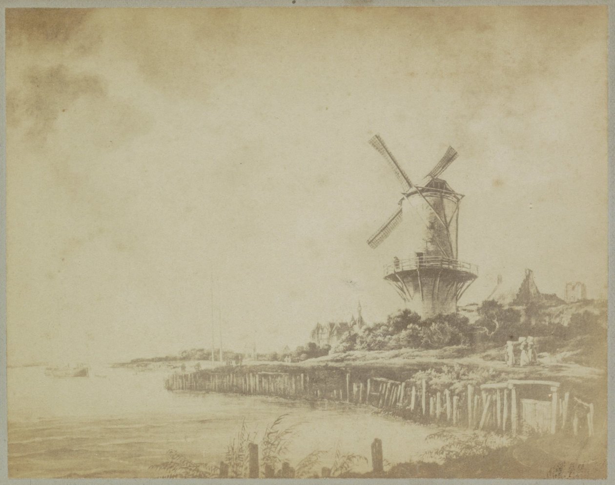 Fotoreproducción del cuadro "El molino de Wijk bij Duurstede" de Jacob Isaacksz. van Ruisdael
Museo de Ámsterdam. Jacob van Ruisdael. - Vista del Rin. (título en el objeto) de Johan Marinus Schalekamp