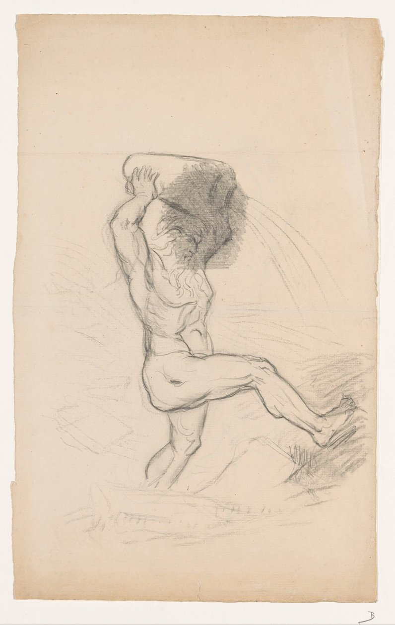 Jarra de vaciado de hombre barbudo de Johan Michaël Schmidt Crans