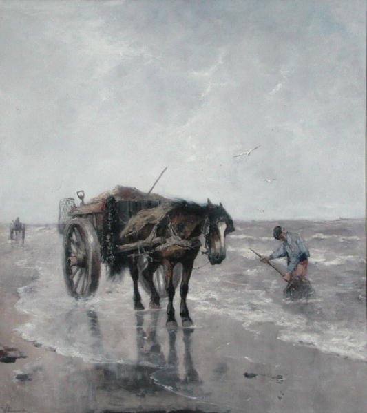 Brisas del mar (óleo sobre lienzo) de Johan Scherrewitz