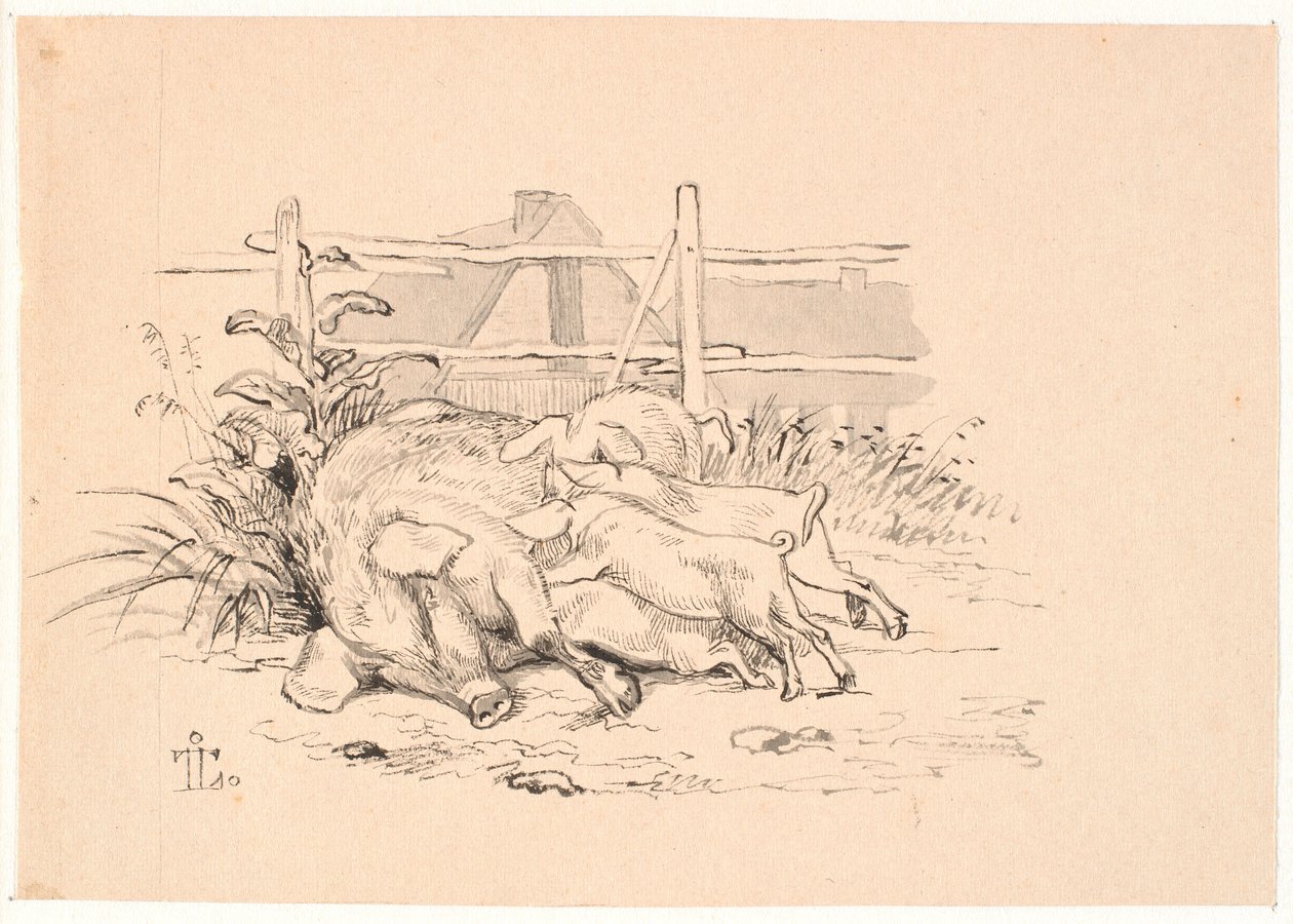 Los cerdos de Johan Thomas Lundbye