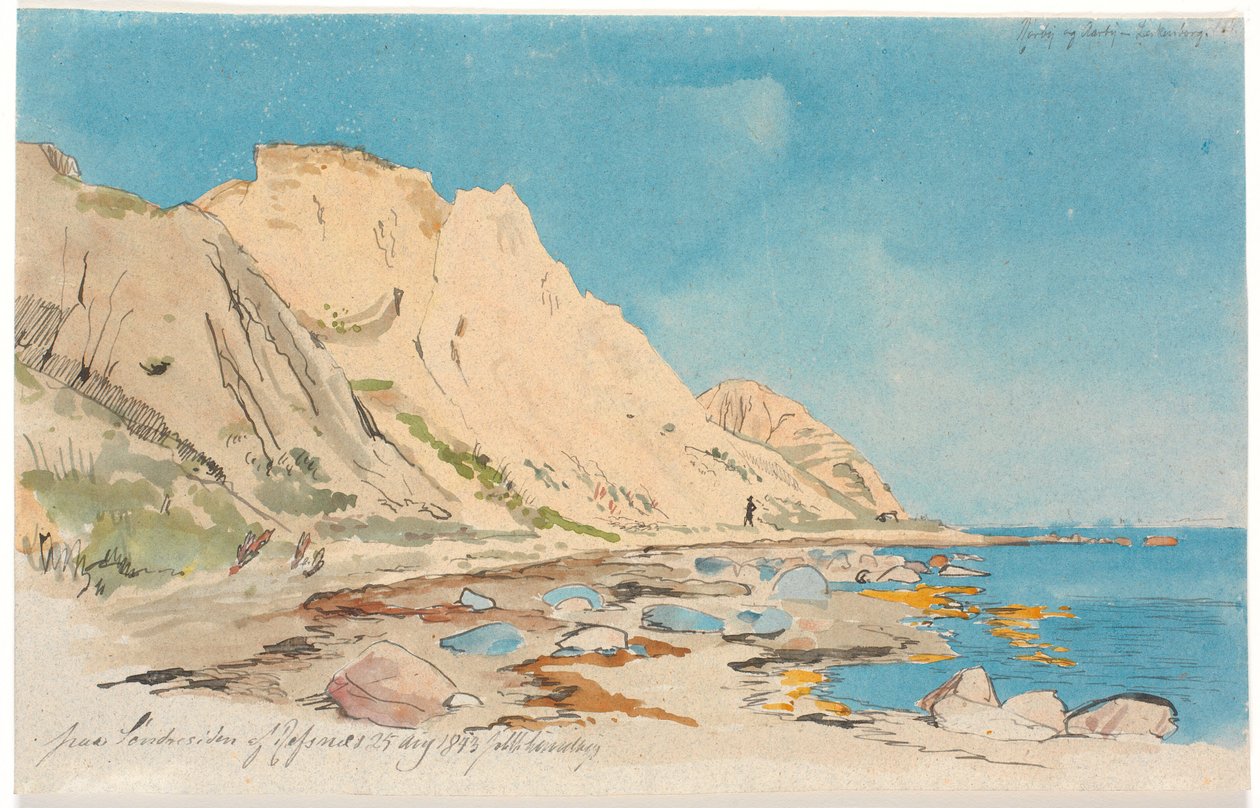 Hellede Klint, Refsnæs de Johan Thomas Lundbye