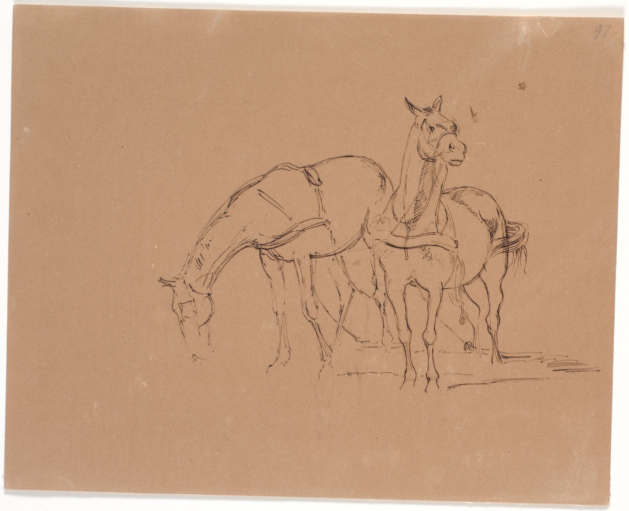 Carruaje de caballos de Johan Thomas Lundbye