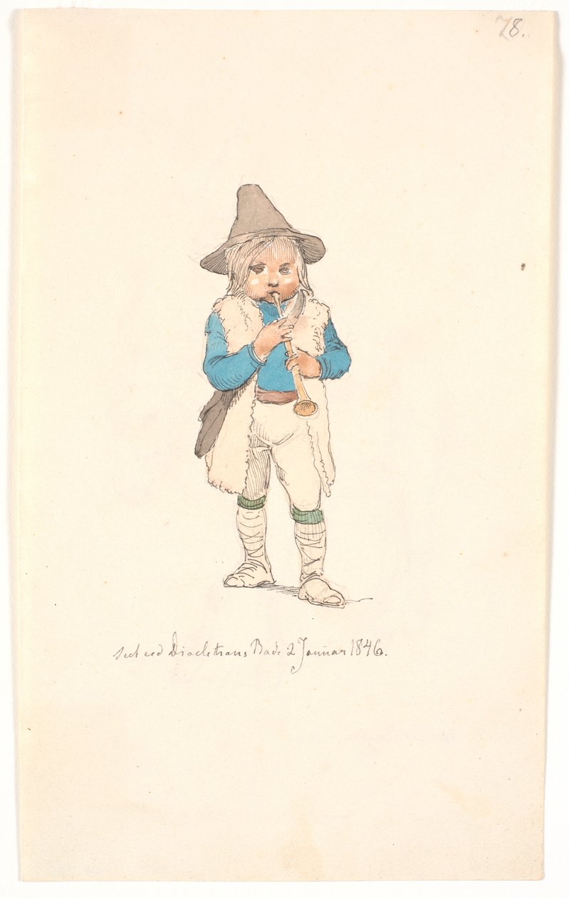 Pequeño "pifferaro" de Johan Thomas Lundbye