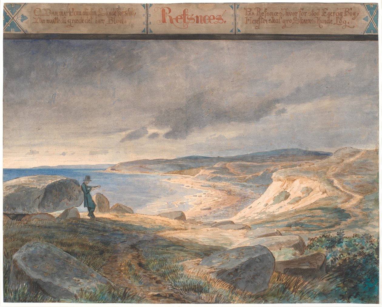 Refsnæs, paisaje costero de Johan Thomas Lundbye