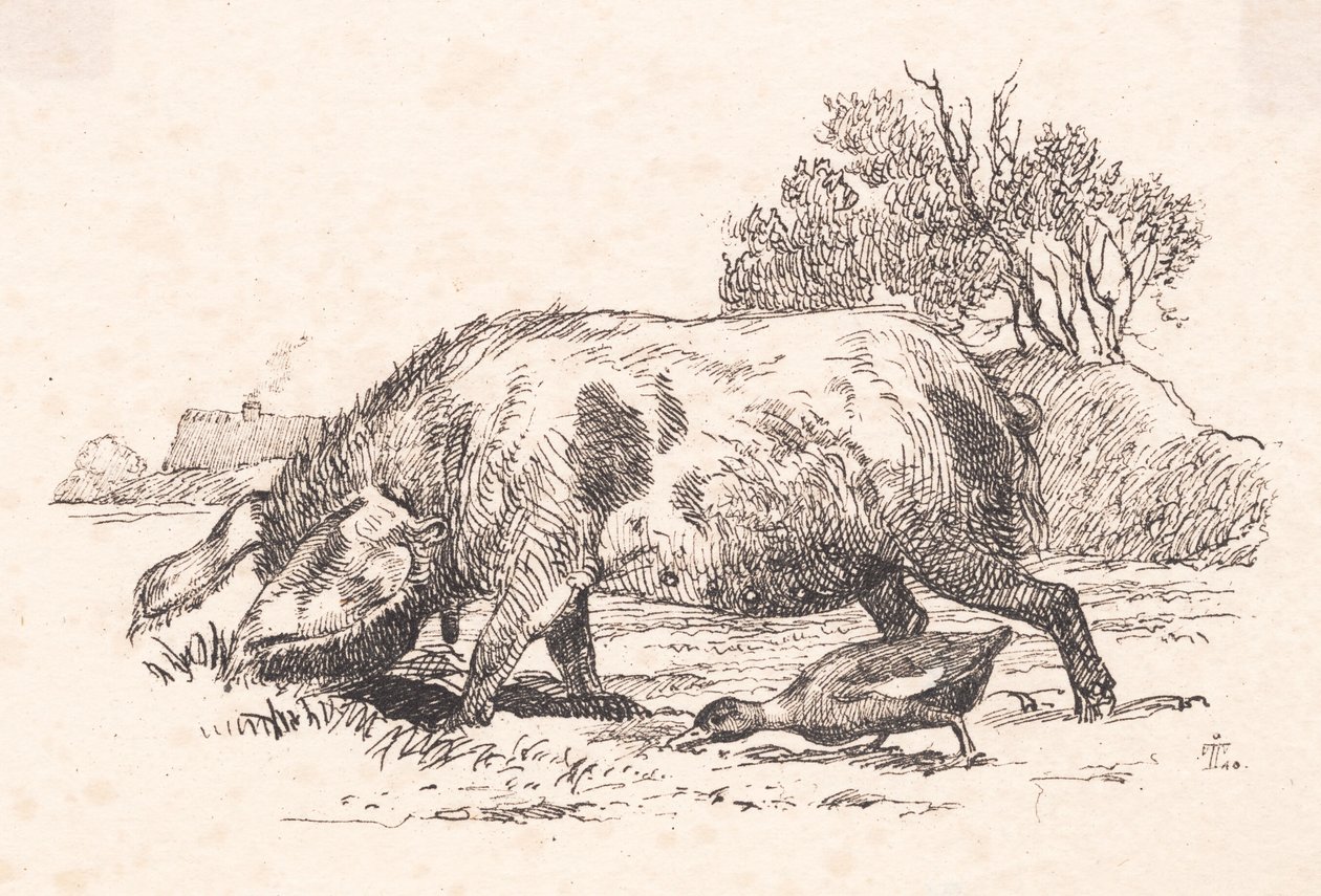 El cerdo y el pato de Johan Thomas Lundbye