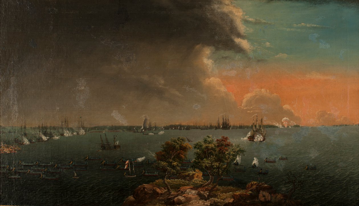 Segunda Batalla Ruso-Sueca de Svensksund el 10 de julio de 1790 de Johan Tietrich Schoultz