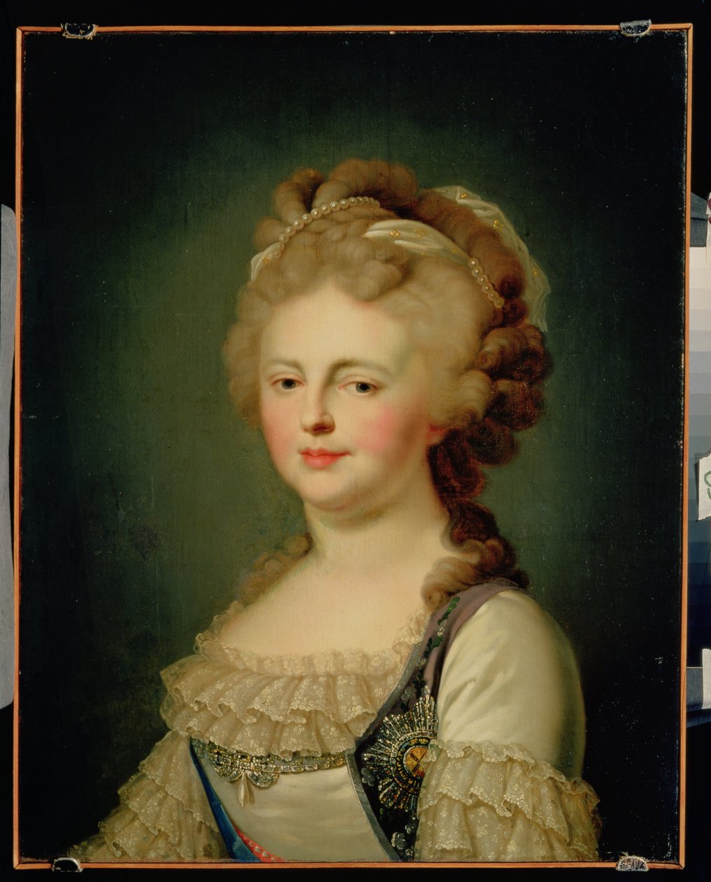 Retrato de la emperatriz María Fyodorovna (1759-1828) de Johann Baptist Edler von Lampi