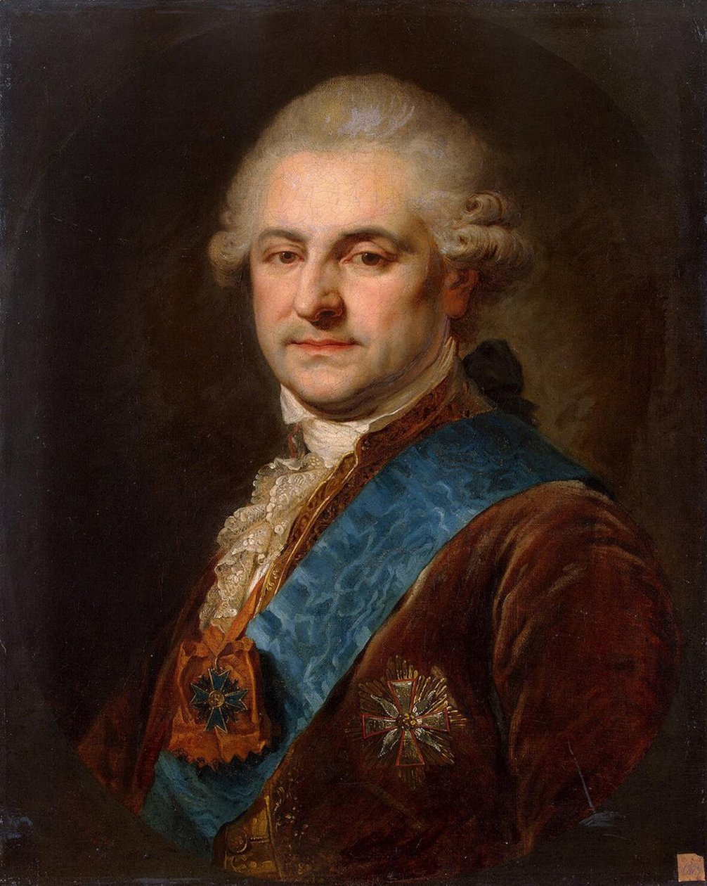 Retrato de Stanislaw II August Poniatowski de Johann Baptist Edler von Lampi