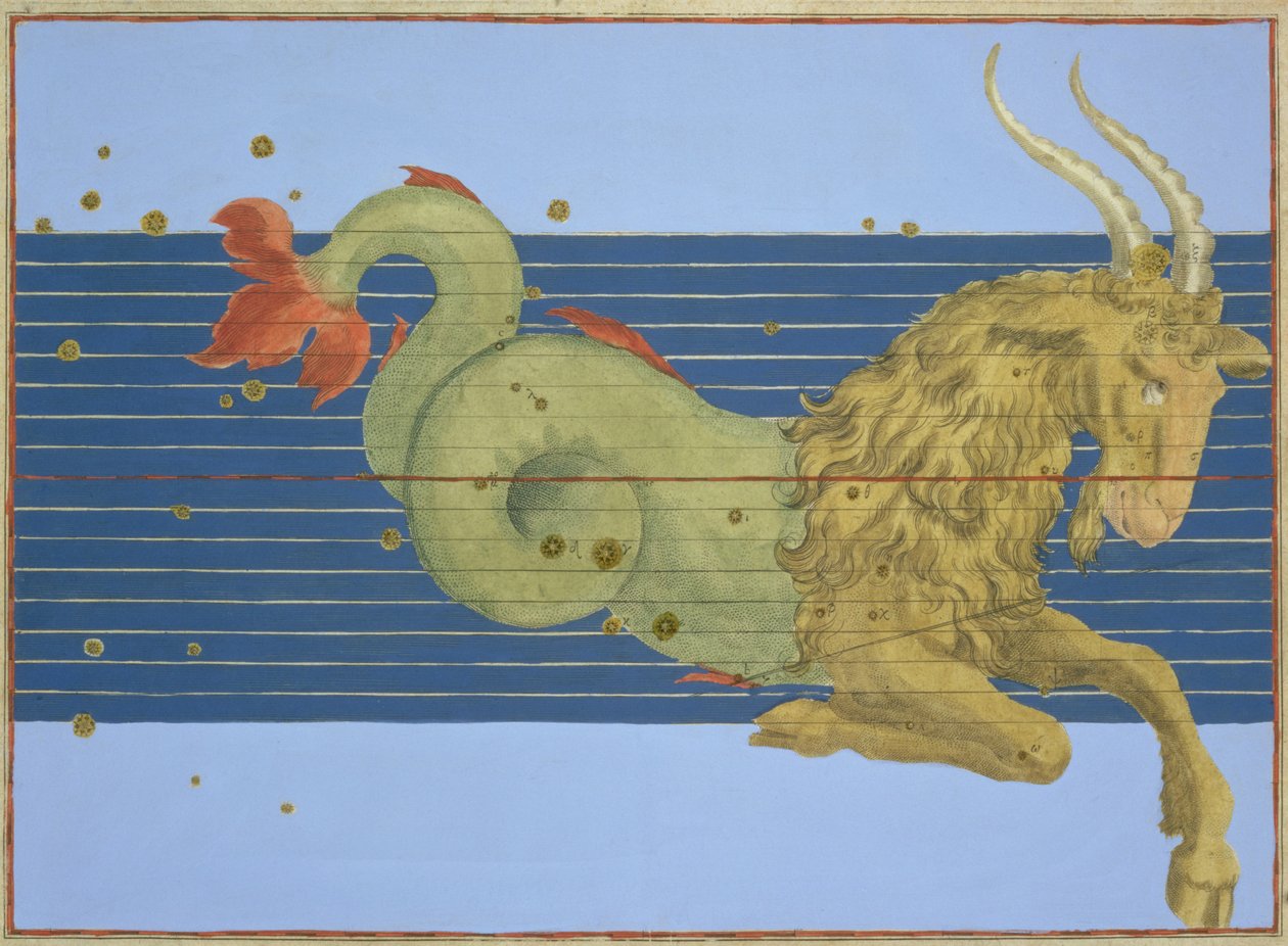Constelación de Capricornio, de 