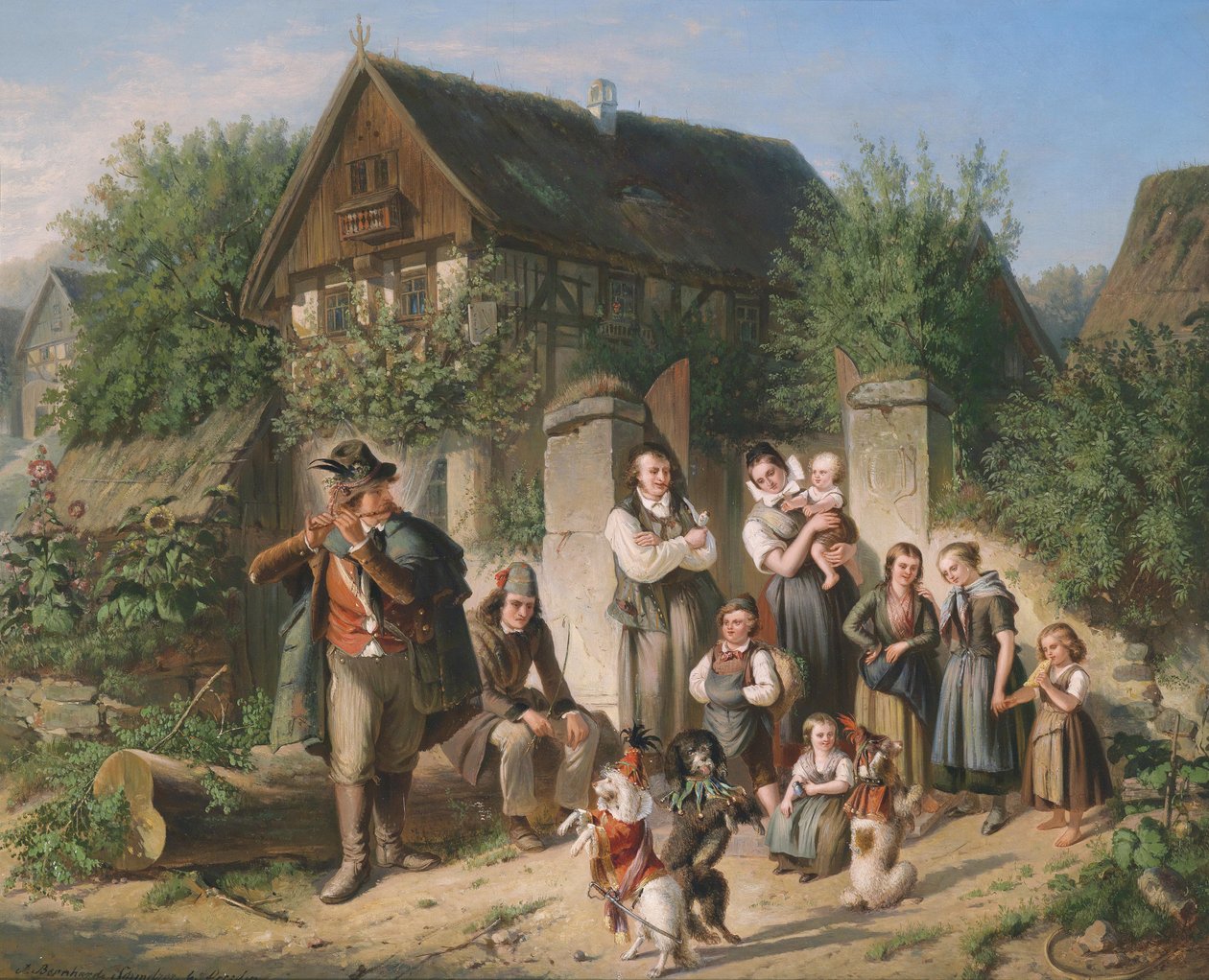 La demostración de baile de Johann Bernhard Schmelzer